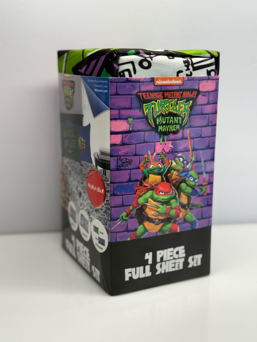 Teenage Mutant Ninja Turtles Mutant Mayhem 4-Piece Full Sheet Set - Multicolor